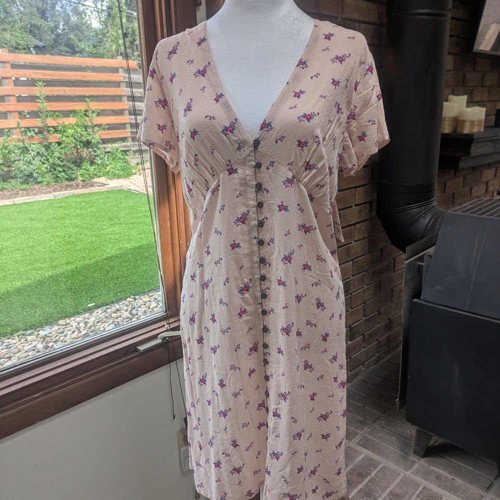 Lucky Brand Pink Floral Dress